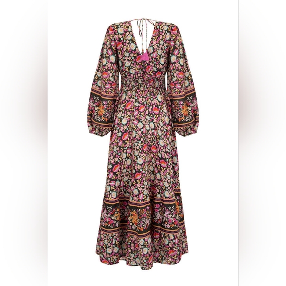 NWOT Spell + Free People XS Impala Lily Gown Maxi Dress Night Blossom MSRP $379 - Picture 9 of 17